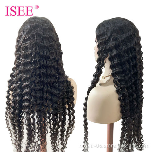 Brazilian Lace Front Wigs Loose Deep Human Hair Wig For Black Women Glueless Cuticle Aligned Lace Frontal Closure Wigs